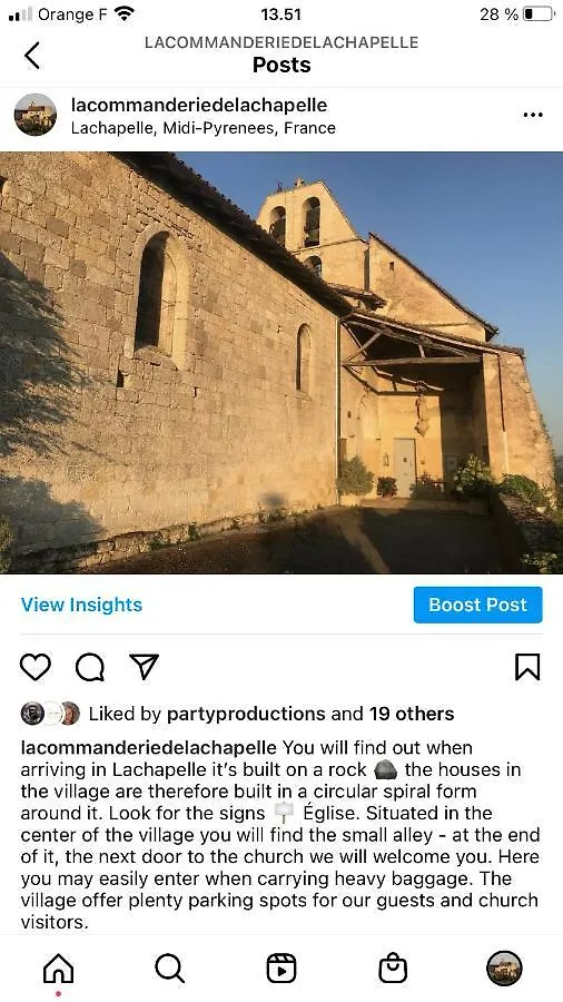 Alojamento de Acomodação e Pequeno-almoço B&B La Commanderie De Lachapelle Lachapelle  França